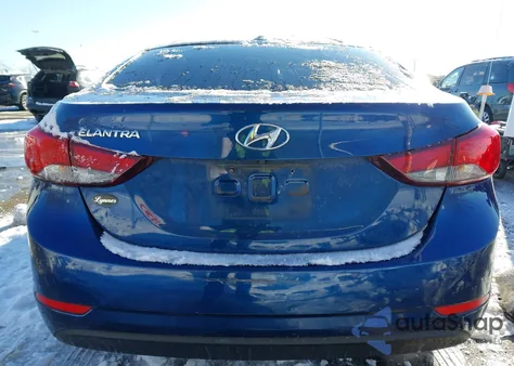 2016 Hyundai Elantra Value Edition из США, поврежденный, VIN 5NPDH4AEXGH680918